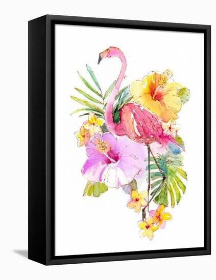 Tropical collage, 2017-John Keeling-Framed Premier Image Canvas