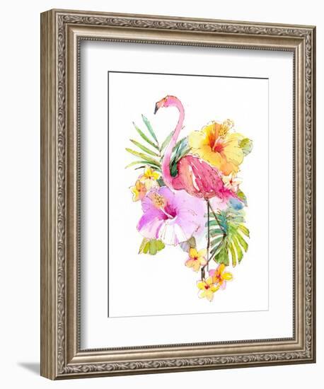 Tropical collage, 2017-John Keeling-Framed Premium Giclee Print