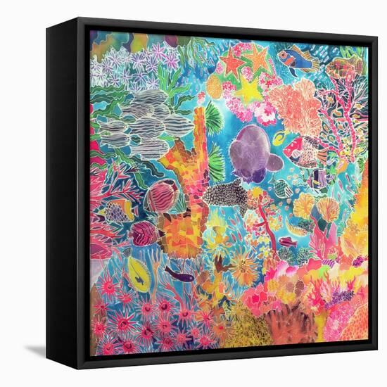 Tropical Coral, 1993-Hilary Simon-Framed Premier Image Canvas