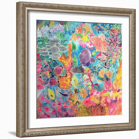 Tropical Coral, 1993-Hilary Simon-Framed Giclee Print