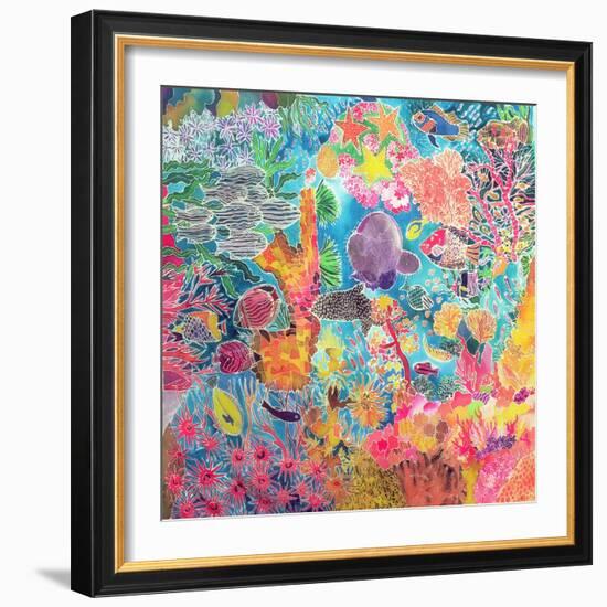 Tropical Coral, 1993-Hilary Simon-Framed Giclee Print