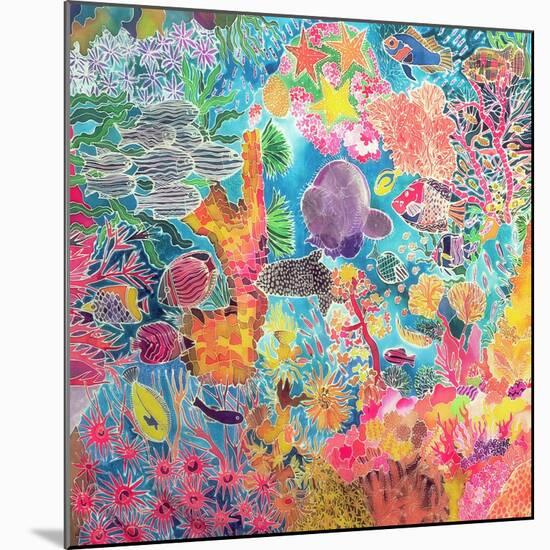 Tropical Coral, 1993-Hilary Simon-Mounted Giclee Print