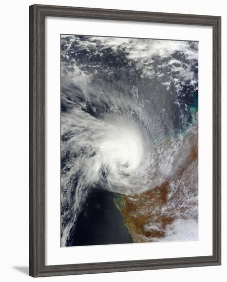 Tropical Cyclone Carlos-Stocktrek Images-Framed Photographic Print