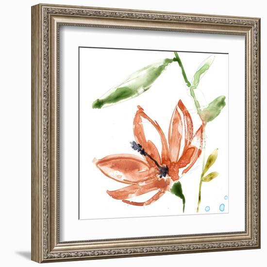 Tropical Display IV-Jennifer Goldberger-Framed Art Print