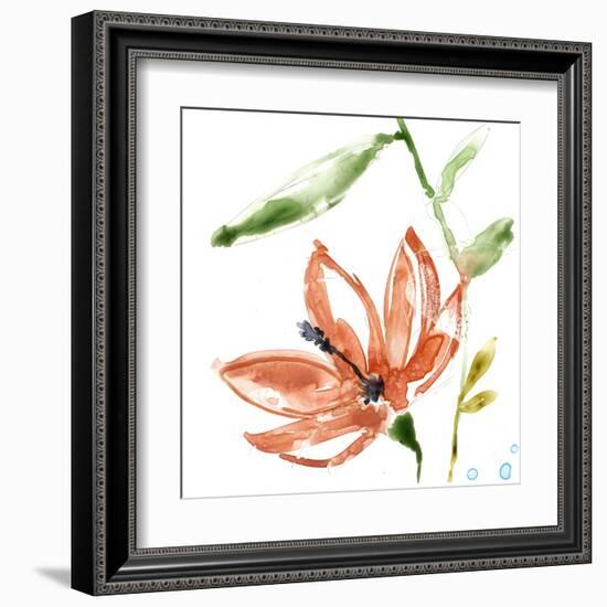 Tropical Display IV-Jennifer Goldberger-Framed Art Print