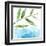 Tropical Display IX-Jennifer Goldberger-Framed Art Print