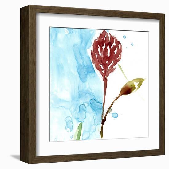 Tropical Display VI-Jennifer Goldberger-Framed Art Print