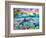 Tropical Dolphins-Adrian Chesterman-Framed Premium Giclee Print