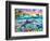 Tropical Dolphins-Adrian Chesterman-Framed Premium Giclee Print