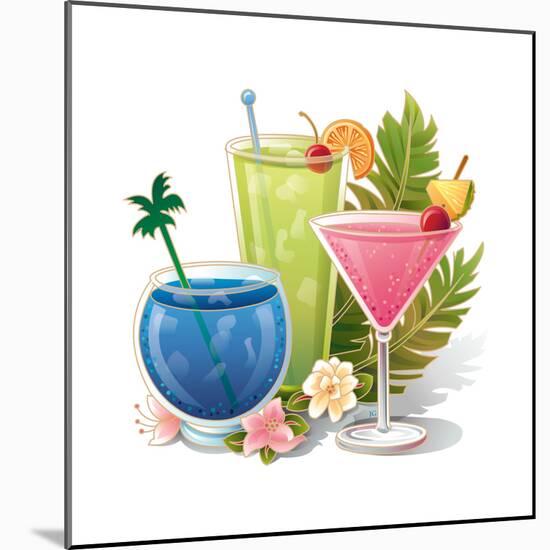 Tropical Drink IV-Julie Goonan-Mounted Giclee Print