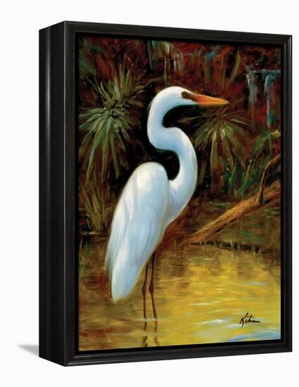 Tropical Egret I-Kilian-Framed Stretched Canvas