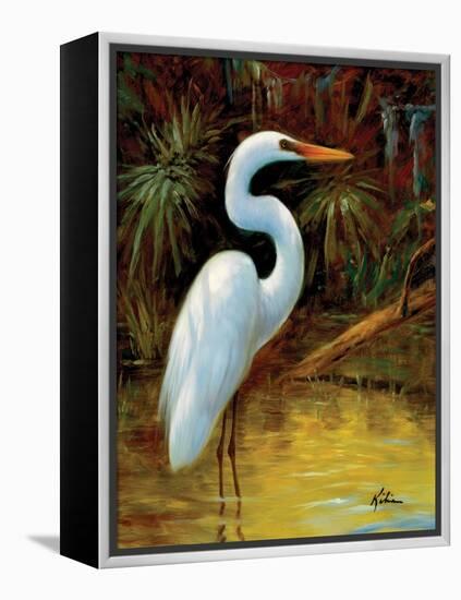 Tropical Egret I-Kilian-Framed Stretched Canvas