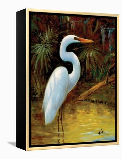 Tropical Egret I-Kilian-Framed Stretched Canvas