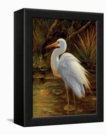 Tropical Egret II-Kilian-Framed Stretched Canvas