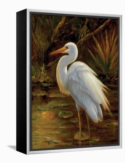 Tropical Egret II-Kilian-Framed Stretched Canvas