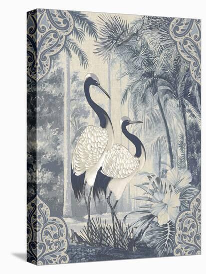 Tropical Fantasy - Crane-Mark Chandon-Framed Stretched Canvas