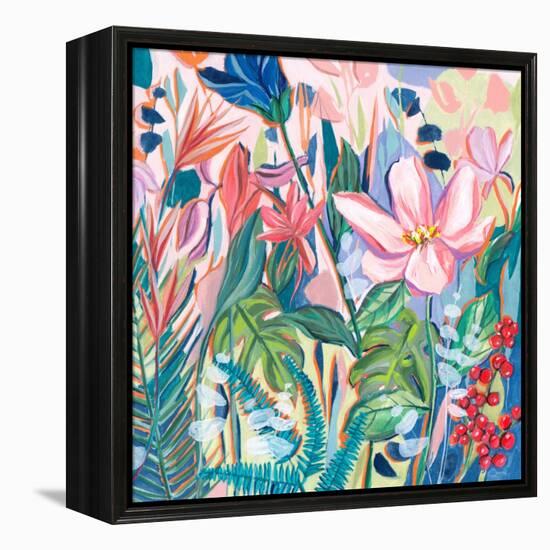 Tropical Fest II-Melissa Wang-Framed Stretched Canvas