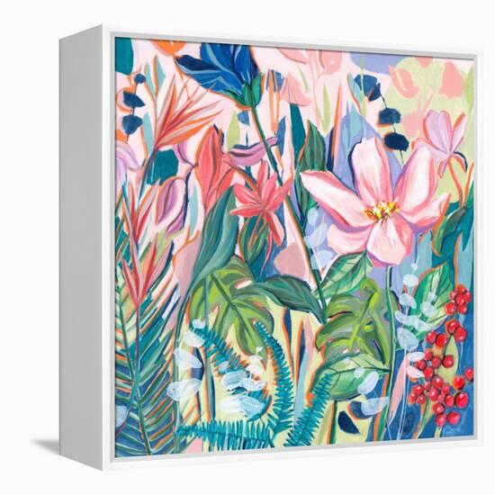 Tropical Fest II-Melissa Wang-Framed Stretched Canvas