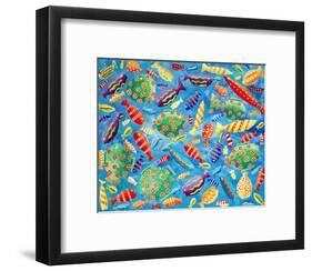 Tropical Fish, 2006-Julie Nicholls-Framed Giclee Print