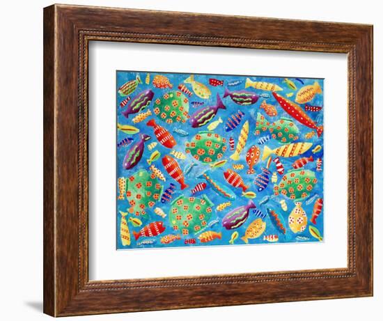 Tropical Fish, 2006-Julie Nicholls-Framed Giclee Print