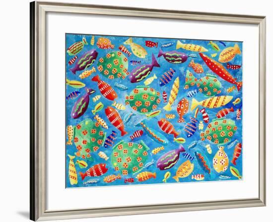 Tropical Fish, 2006-Julie Nicholls-Framed Giclee Print