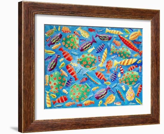 Tropical Fish, 2006-Julie Nicholls-Framed Giclee Print