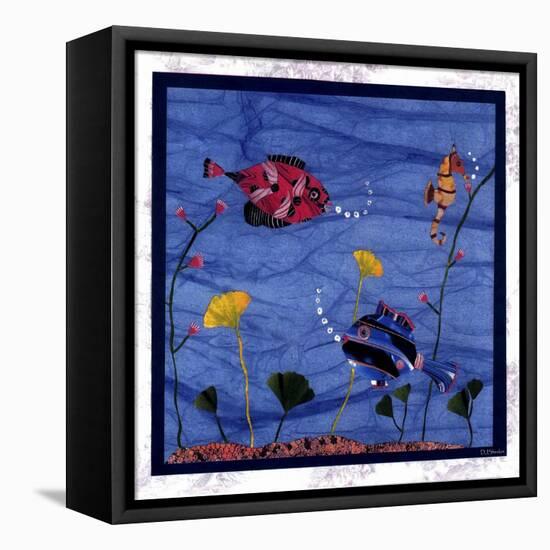 Tropical Fish 2-David Sheskin-Framed Premier Image Canvas