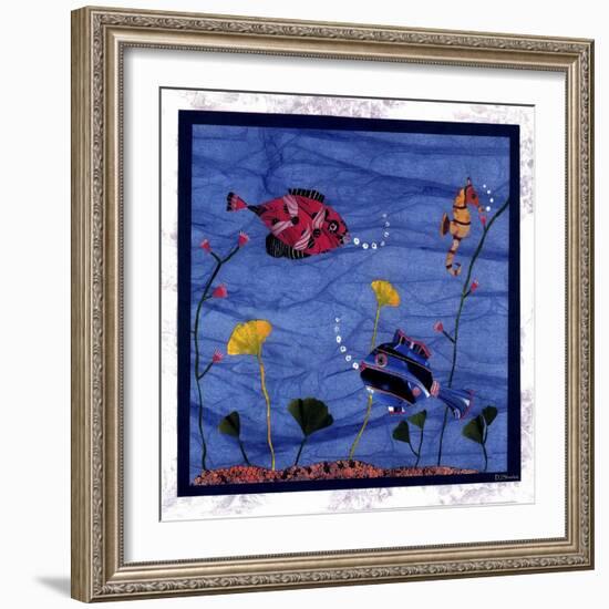 Tropical Fish 2-David Sheskin-Framed Giclee Print