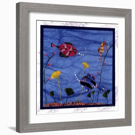 Tropical Fish 2-David Sheskin-Framed Giclee Print