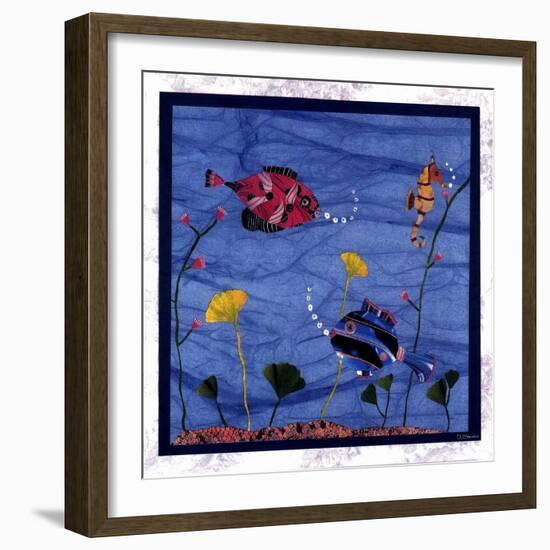 Tropical Fish 2-David Sheskin-Framed Giclee Print