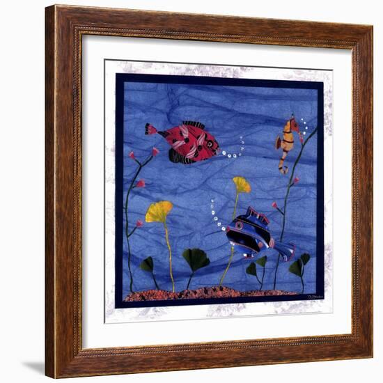 Tropical Fish 2-David Sheskin-Framed Giclee Print