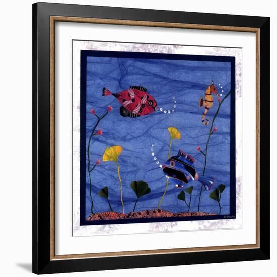 Tropical Fish 2-David Sheskin-Framed Giclee Print