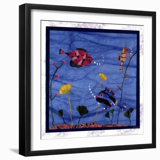 Tropical Fish 2-David Sheskin-Framed Giclee Print