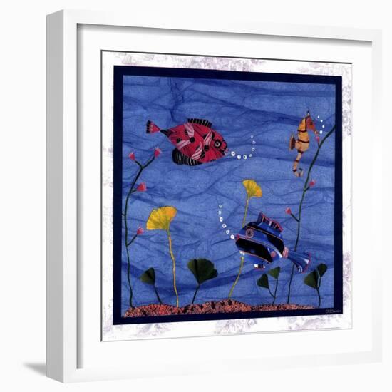 Tropical Fish 2-David Sheskin-Framed Giclee Print