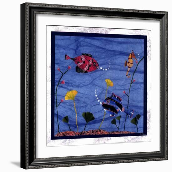 Tropical Fish 2-David Sheskin-Framed Giclee Print