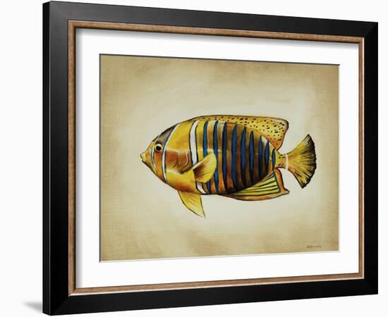 Tropical Fish II-Sydney Edmunds-Framed Giclee Print