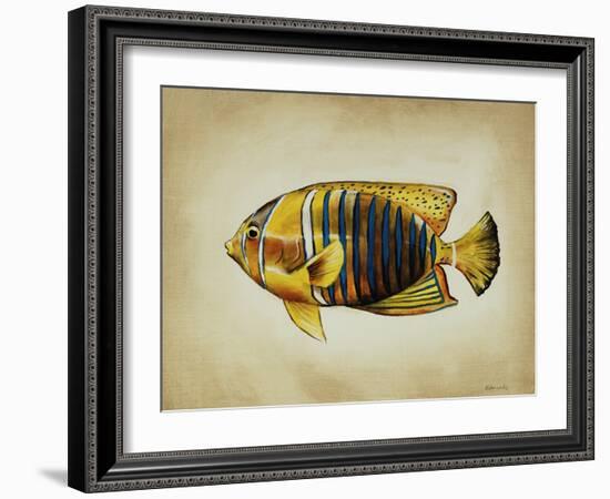 Tropical Fish II-Sydney Edmunds-Framed Giclee Print