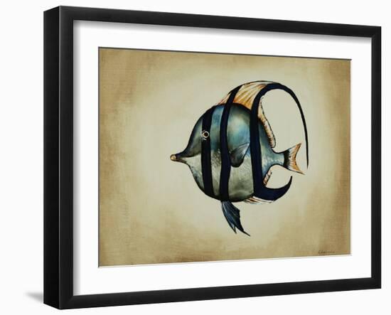 Tropical Fish IV-Sydney Edmunds-Framed Giclee Print