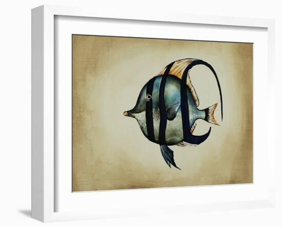 Tropical Fish IV-Sydney Edmunds-Framed Giclee Print