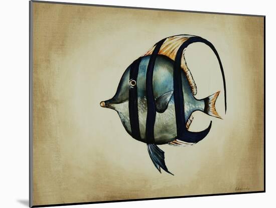 Tropical Fish IV-Sydney Edmunds-Mounted Giclee Print