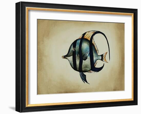 Tropical Fish IV-Sydney Edmunds-Framed Giclee Print