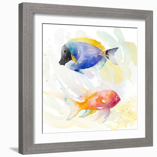 Tropical Fish Square I-Lanie Loreth-Framed Art Print