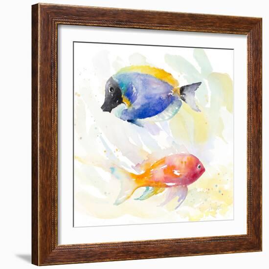 Tropical Fish Square I-Lanie Loreth-Framed Art Print