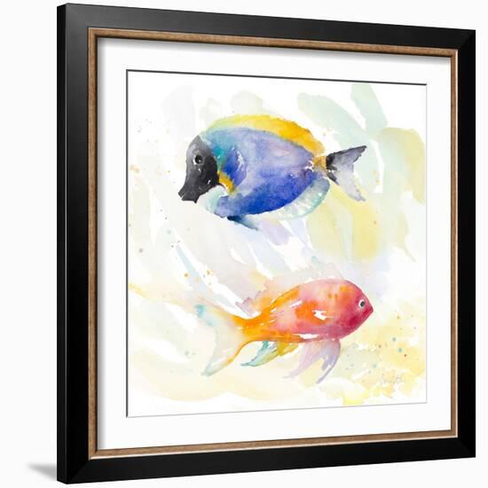 Tropical Fish Square I-Lanie Loreth-Framed Art Print