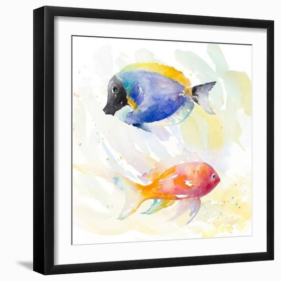 Tropical Fish Square I-Lanie Loreth-Framed Art Print