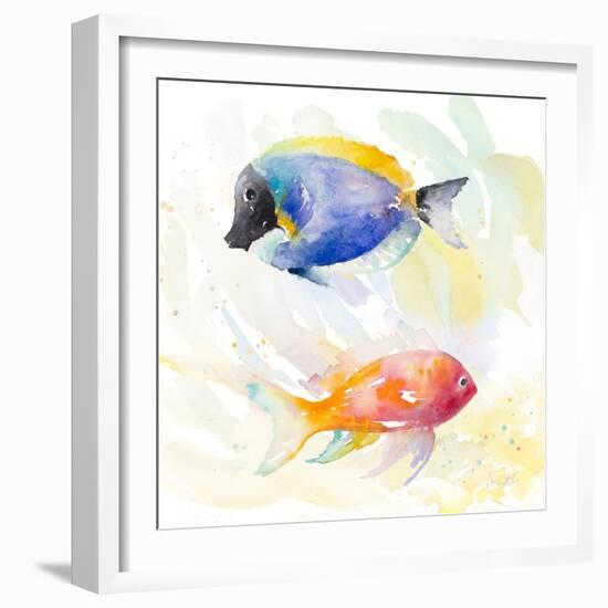 Tropical Fish Square I-Lanie Loreth-Framed Art Print