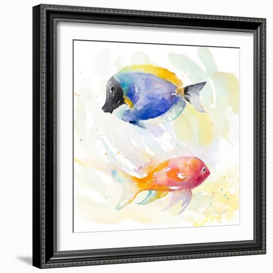Tropical Fish Square I-Lanie Loreth-Framed Art Print