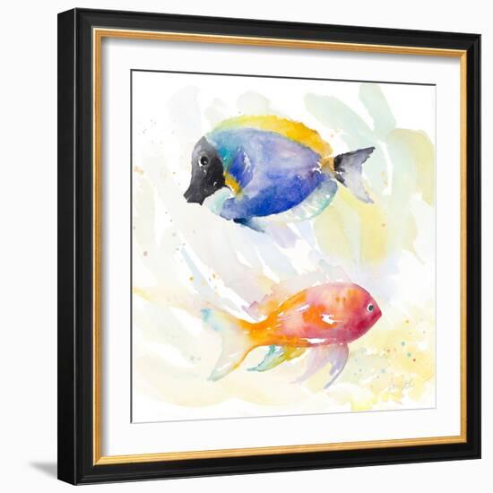 Tropical Fish Square I-Lanie Loreth-Framed Art Print