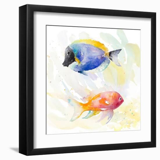 Tropical Fish Square I-Lanie Loreth-Framed Art Print