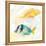 Tropical Fish Square II-Lanie Loreth-Framed Stretched Canvas